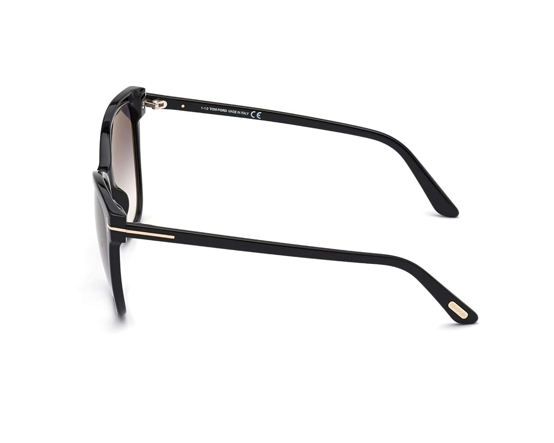 Amazon.com: Tom Ford ANI FT 0844 Shiny Black/Dark Grey